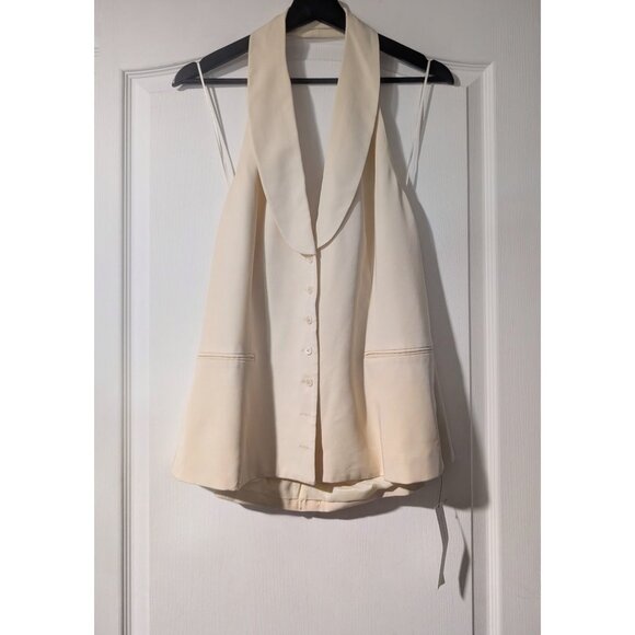 Reformation | Alistair Vest In Sugar - Picture 4 of 14